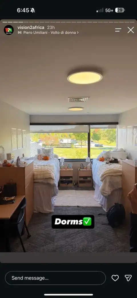Residential boarding school living space